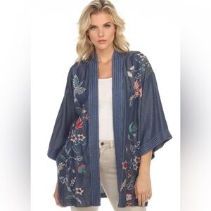 NWT JOHNNY WAS Viola Kimono boho chic sz XS/S